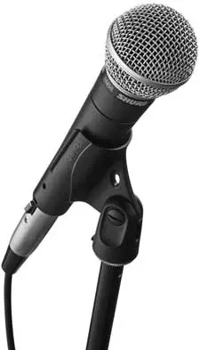 Shure SM58 condenser XLR microphone