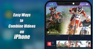 combine two videos on iphone