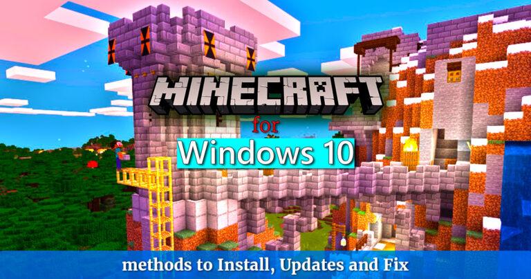 update minecraft windows 10