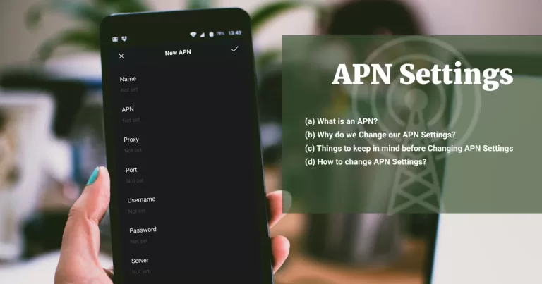 APN settings in mobile