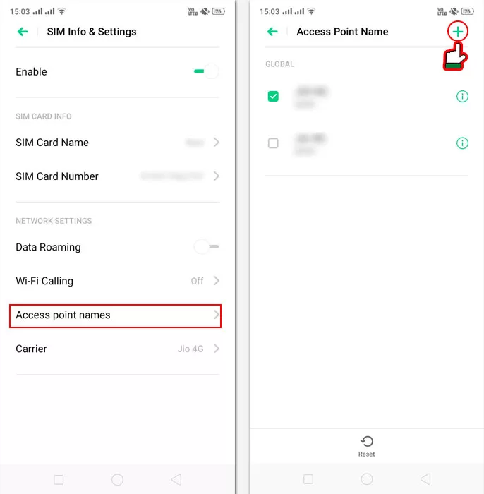 method to change apn settings in android