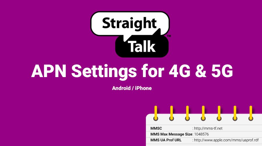 Straight Talk APN Settings